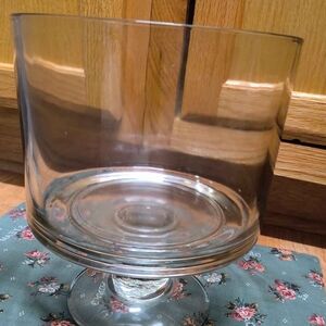 Pampered Chef Pedestal Trifle Bowl 🍜 Two Piece Glass